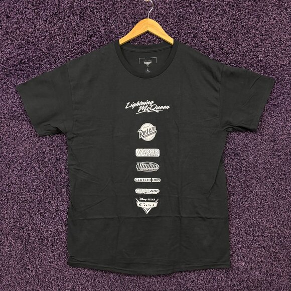 CVLA x Cars Lightning McQueen Movie Promo T-Shirt Size Large - Picture 3 of 4